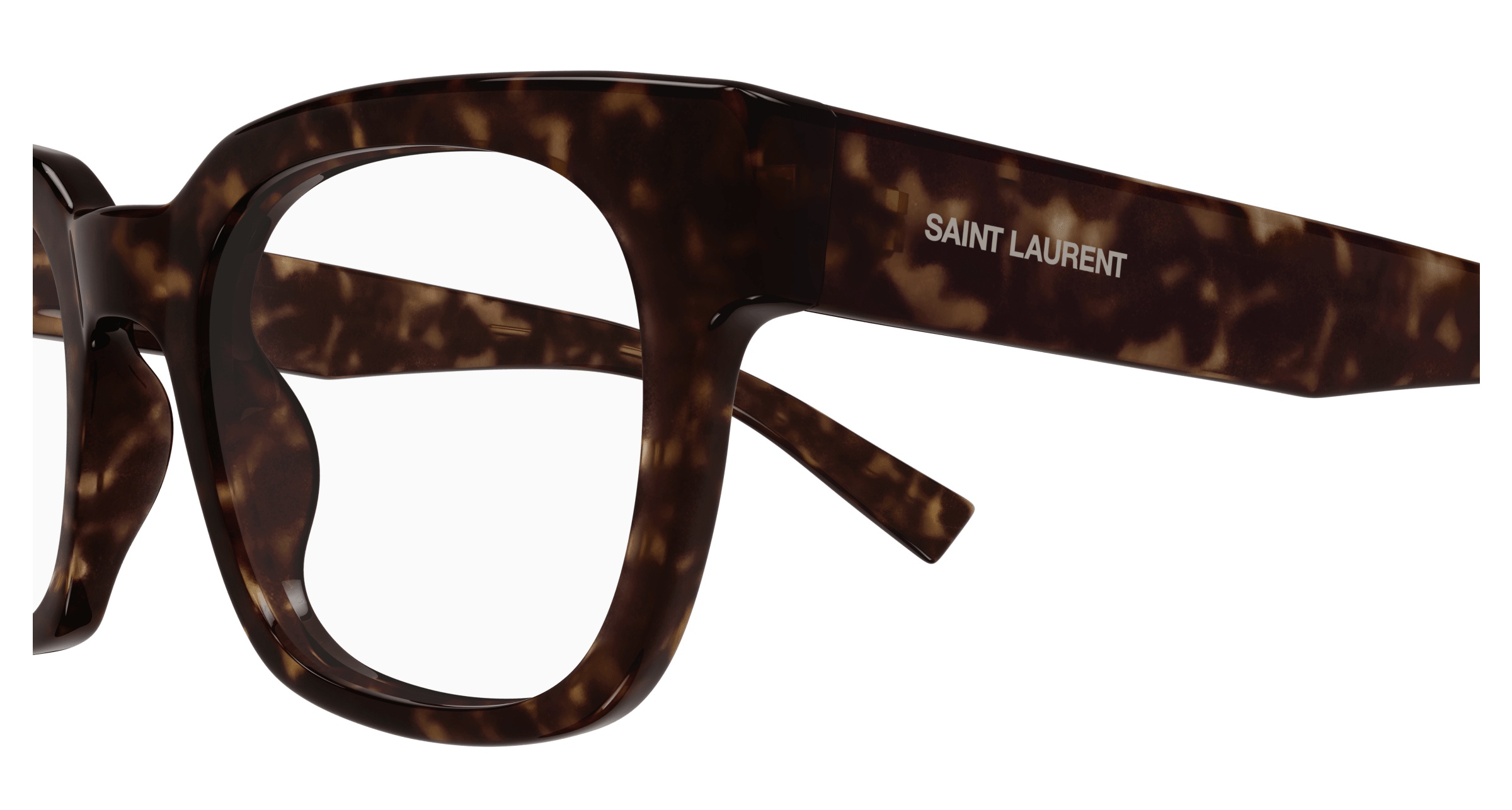 Saint Laurent Full-frame Flat Mirror In Brown