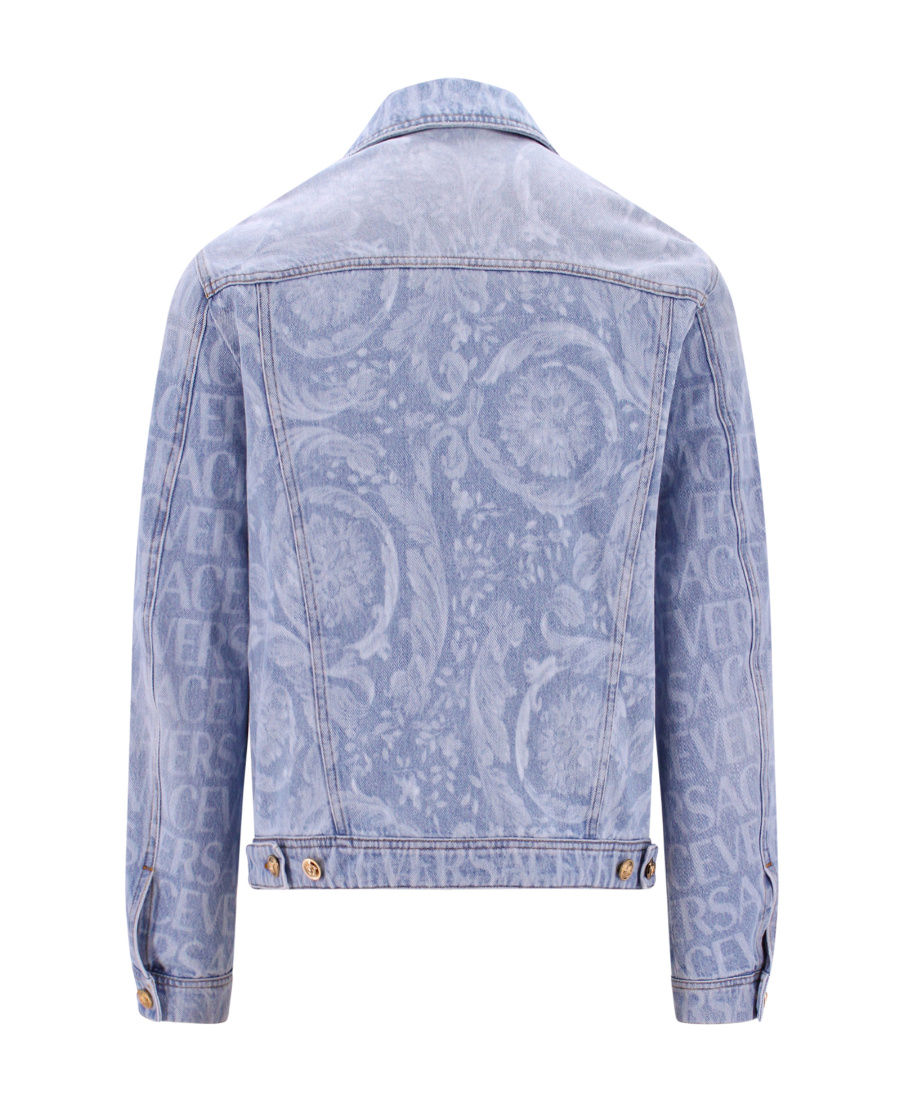 VERSACE VERSACE LONG-SLEEVED BUTTONED DENIM JACKET