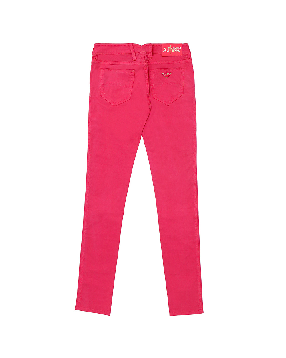Shop Armani Jeans Belt-loop Jeans In Pink