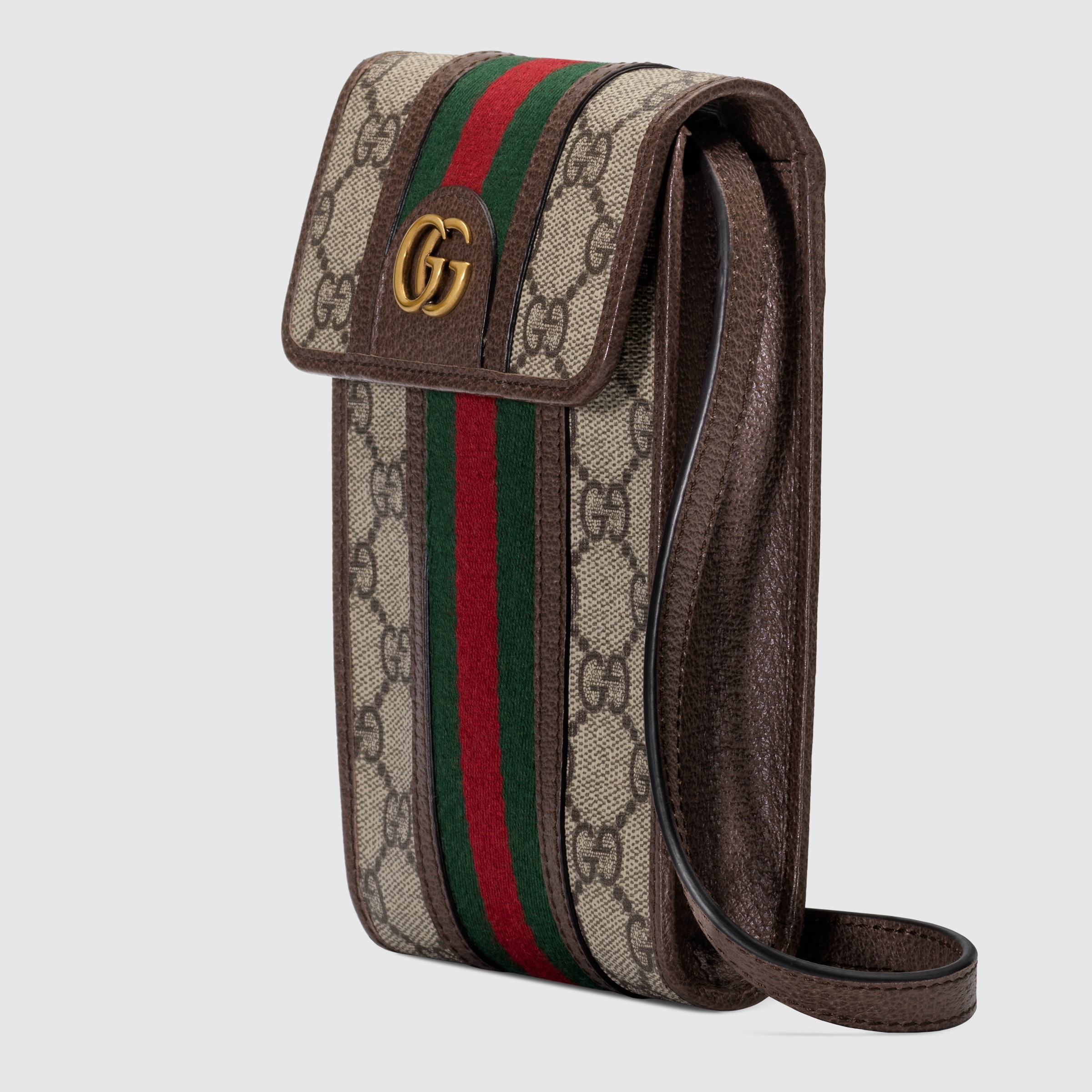 Gucci Ophidia Gg Mini Bag In Brown