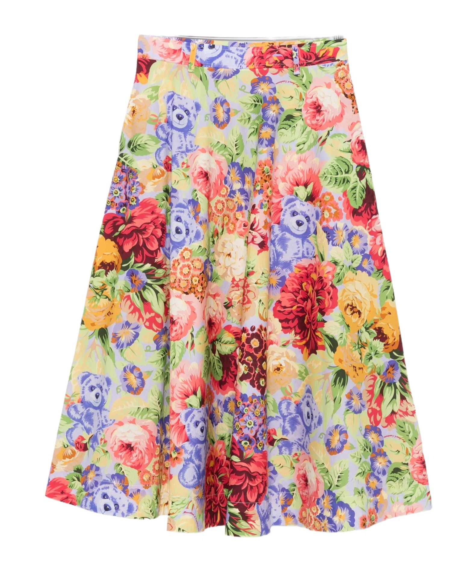 Moschino Floral-print Skirt In Multi