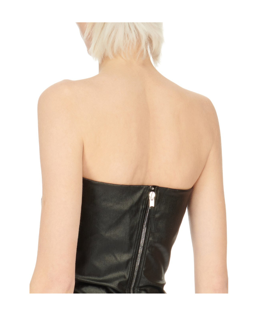 Rick Owens Bustier Tube-design Gown In Black