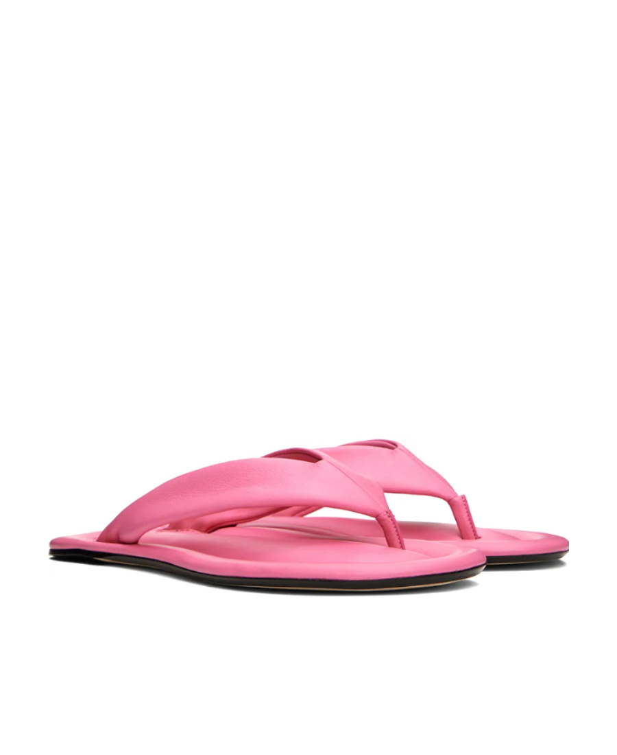 Shop By Far Dasha Flip Flops In Pink