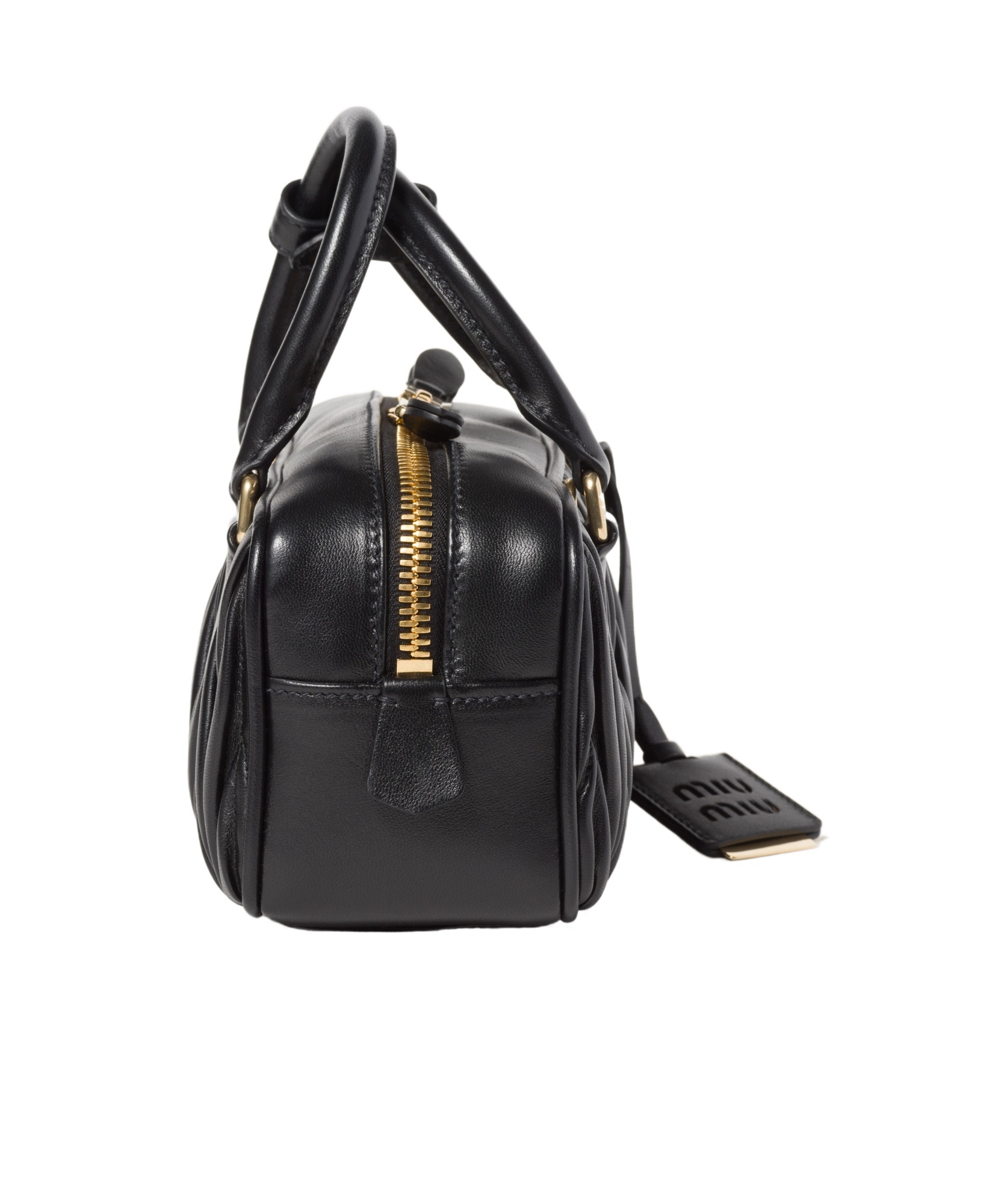Miu Miu Arcadie Bag In Quilted Nappa In Black