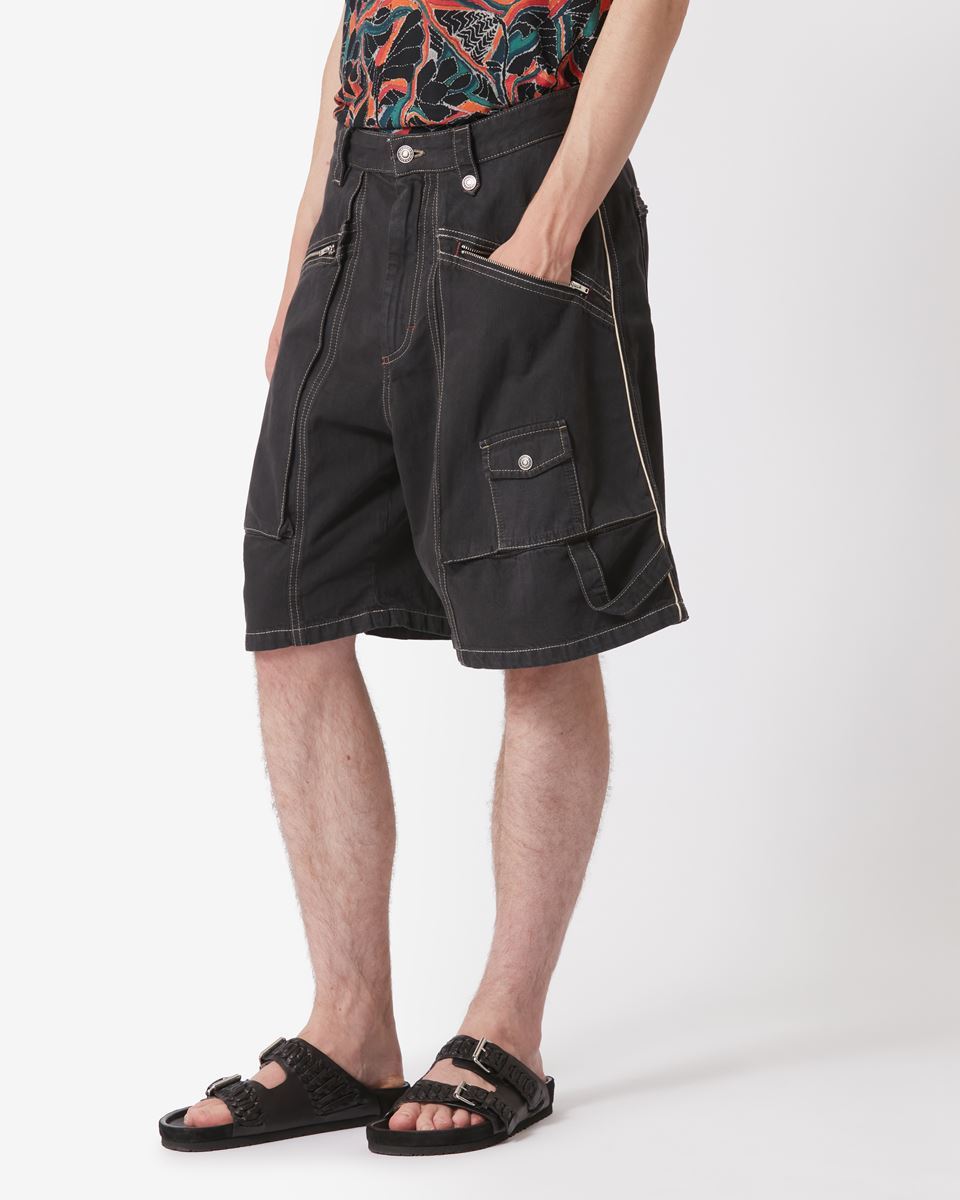 Isabel Marant Four-pocket Bermuda Shorts In Black