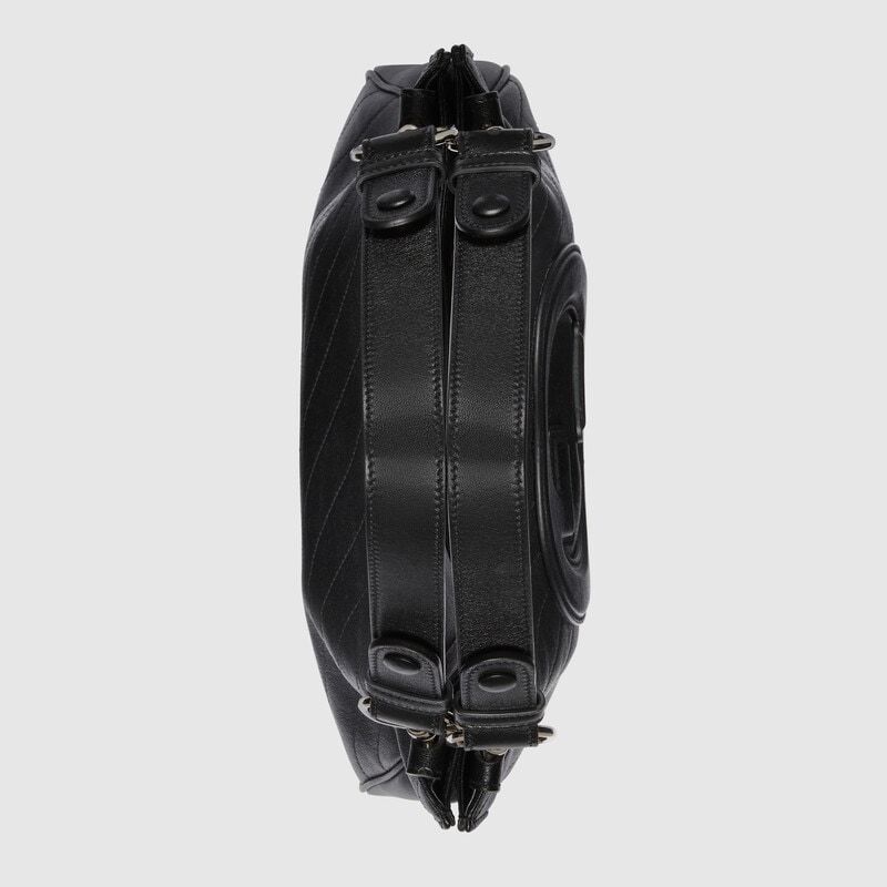 Gucci Interlocking G Leather Tote Bag In Black