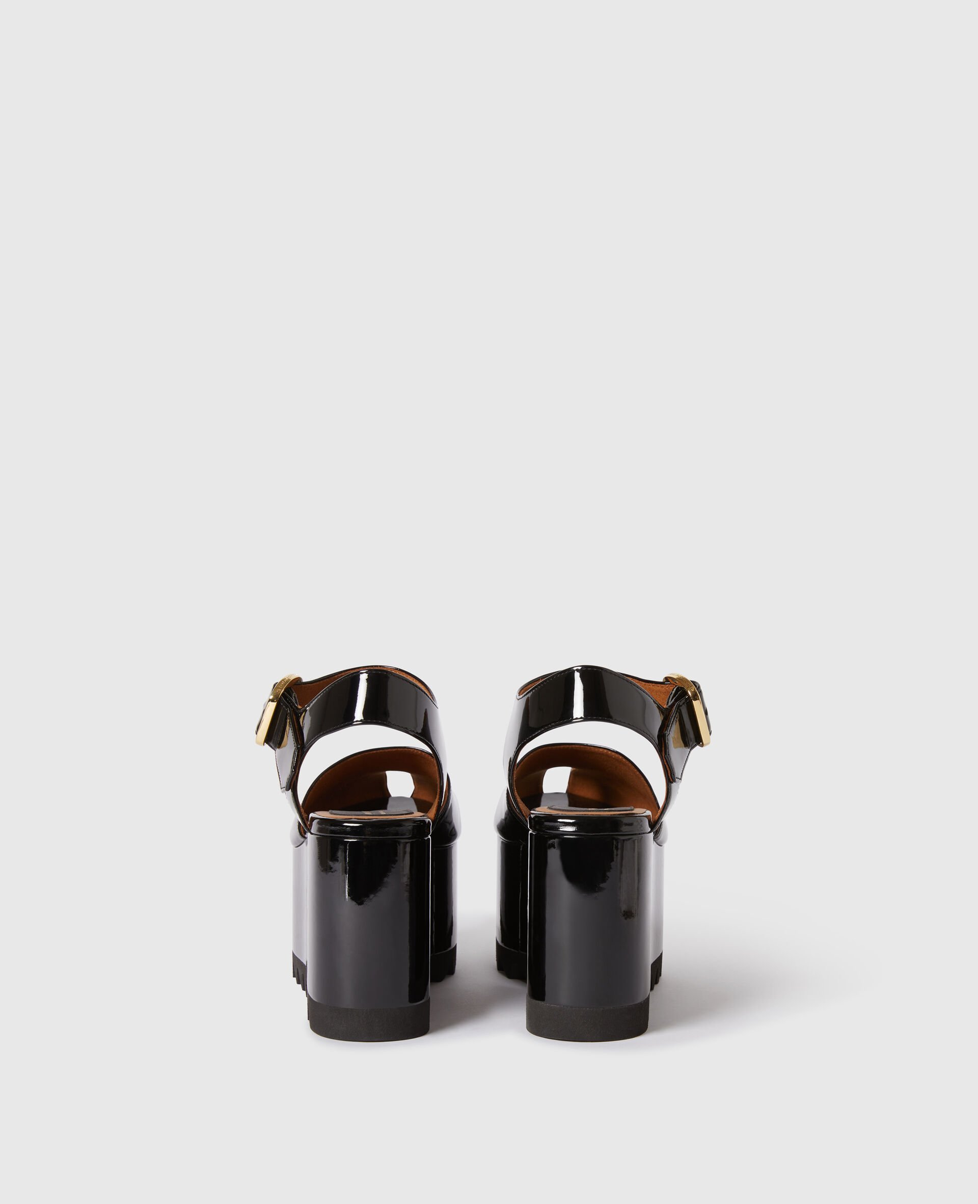 Stella Mccartney Elyse Platform Sandals In Black