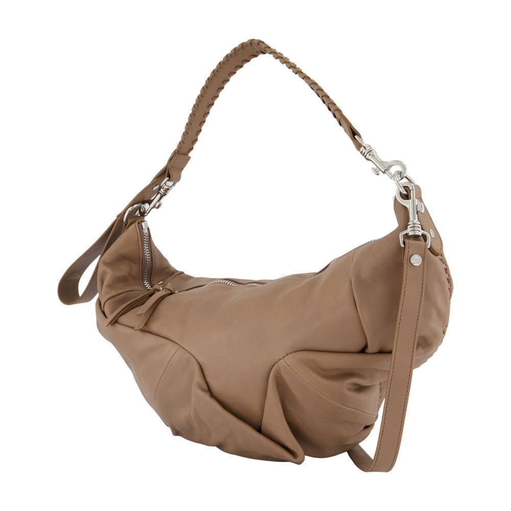 Vivienne Westwood Medium Agnes Quilted Braided-handle Shoulder Bag In Brown