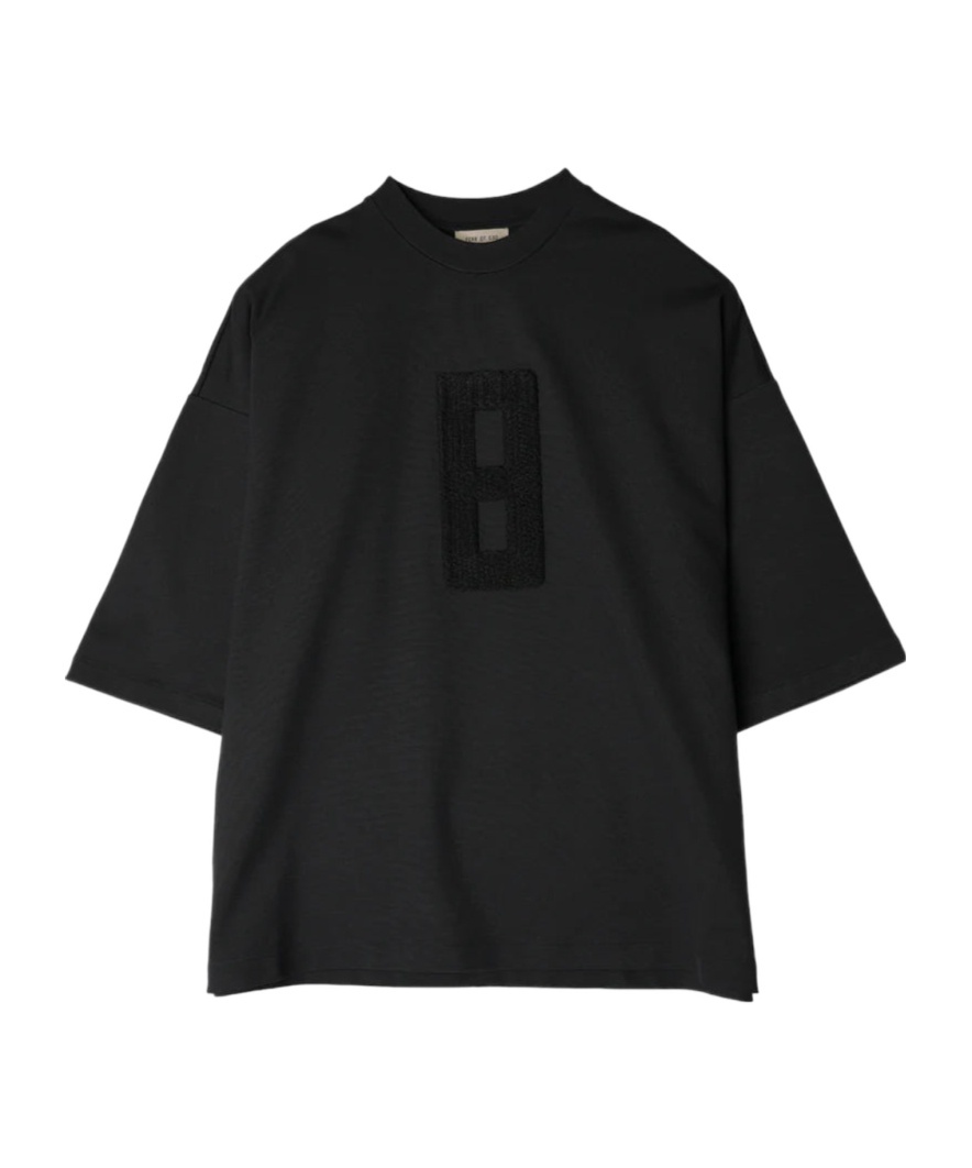 Fear Of God Mens Black Crewneck Relaxed-fit Cotton-jersey T-shirt In Black