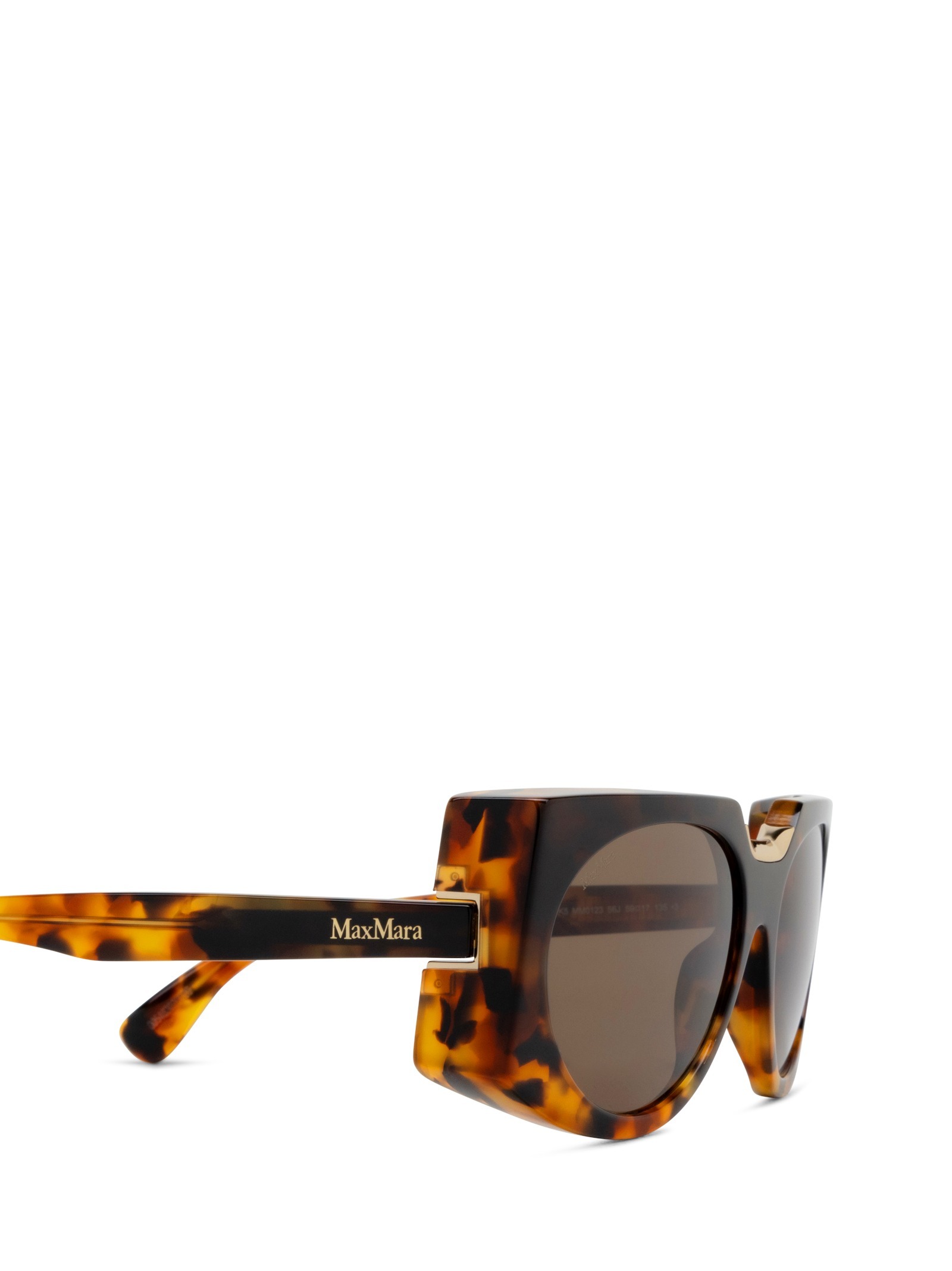 Shop Max Mara Oval Frame Sunglasses