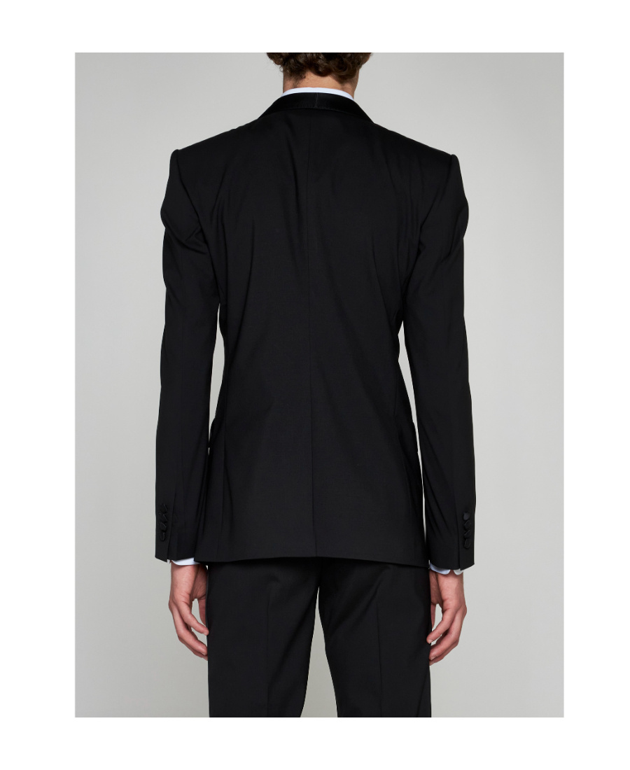 Dolce & Gabbana Dolce Gabbana Single Breasted Tailored Blazer In Black