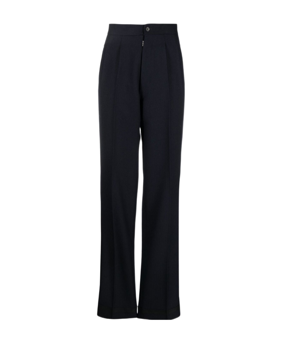 MAISON MARGIELA MAISON MARGIELA HIGH-WAIST PRESSED CREASE TROUSERS