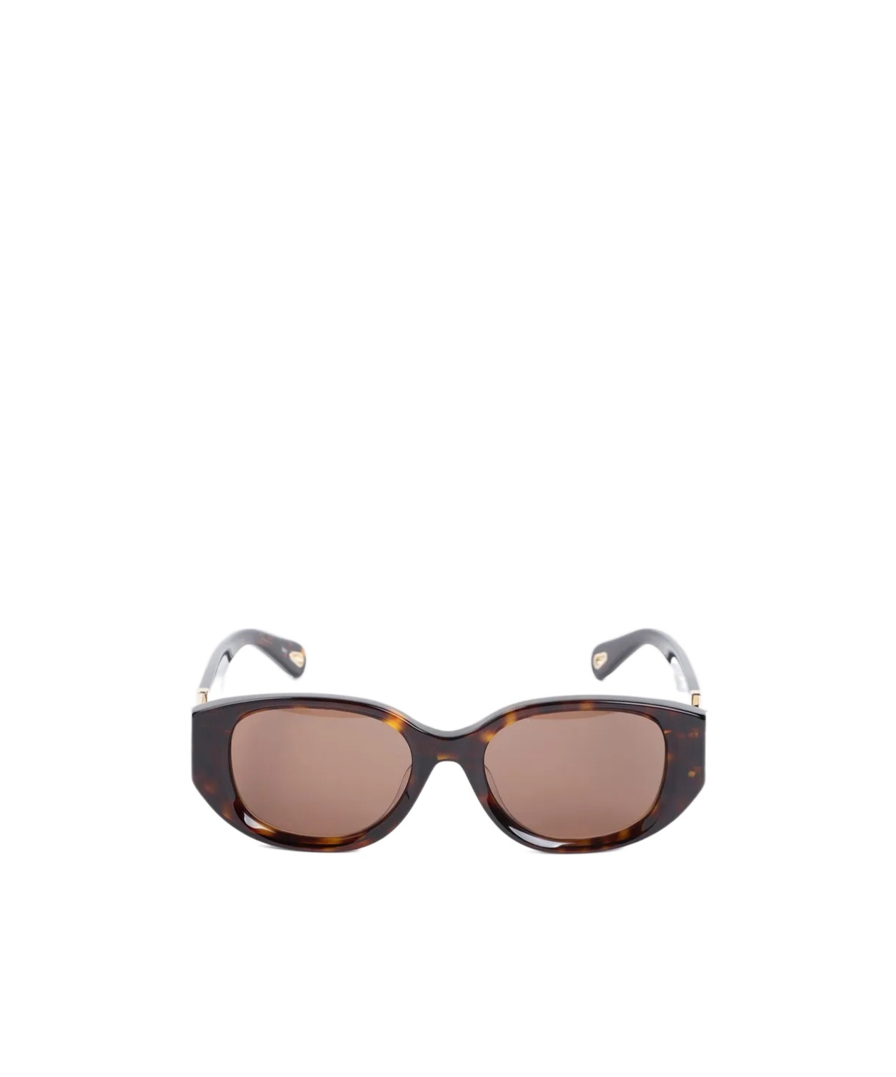 Chloé Eyewear Oval-frame Sunglasses In Nude