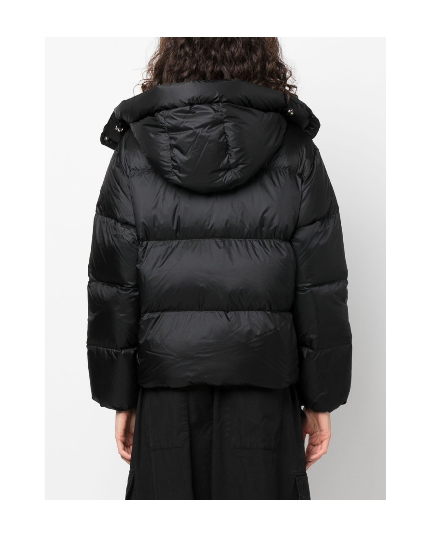 Duvetica Bellatrix Logo-patch Padded Jacket In Black