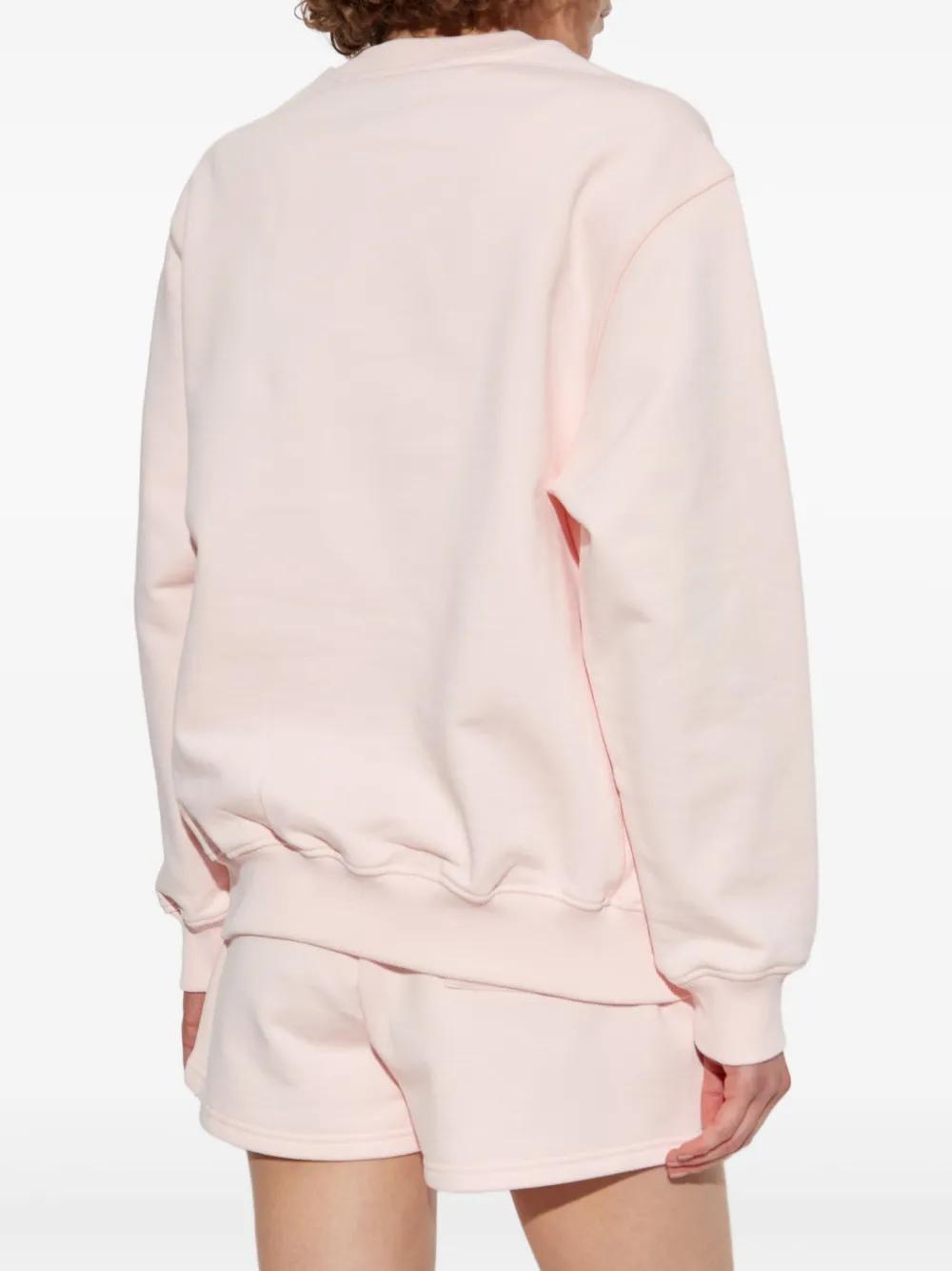 Casablanca Montaigne Graphic-print Sweatshirt In Pink