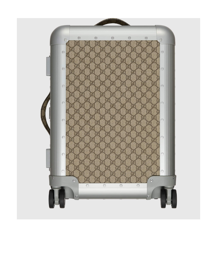 Gucci Porter Cabin Plus Trolley In Gray