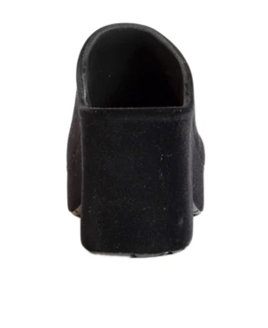 Loewe Terra Muller High Heels With Wood Soles In Black