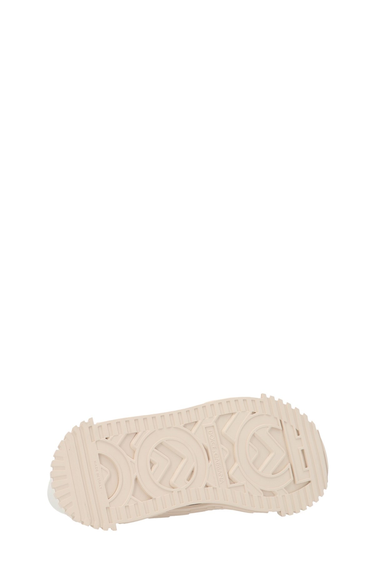Dolce & Gabbana Round Toe Sneakers In White