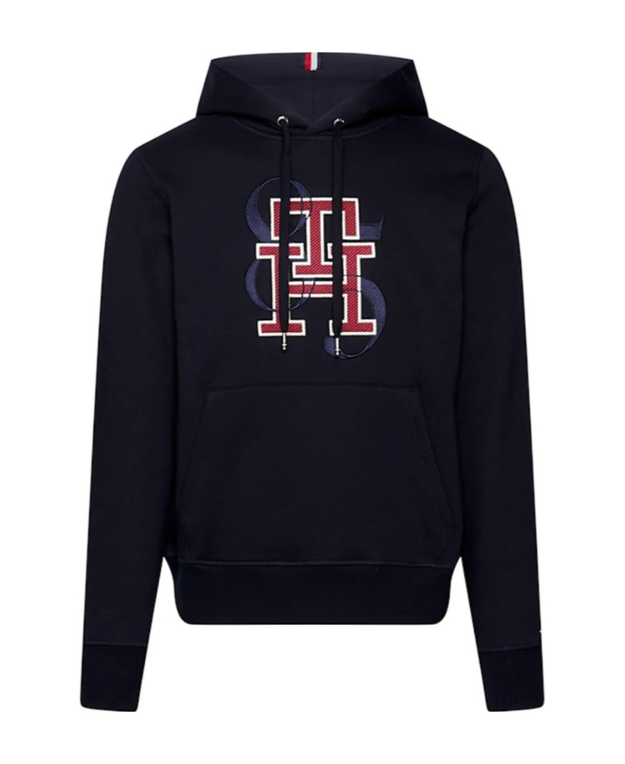 Tommy Hilfiger Long-sleeved Sweater In Black