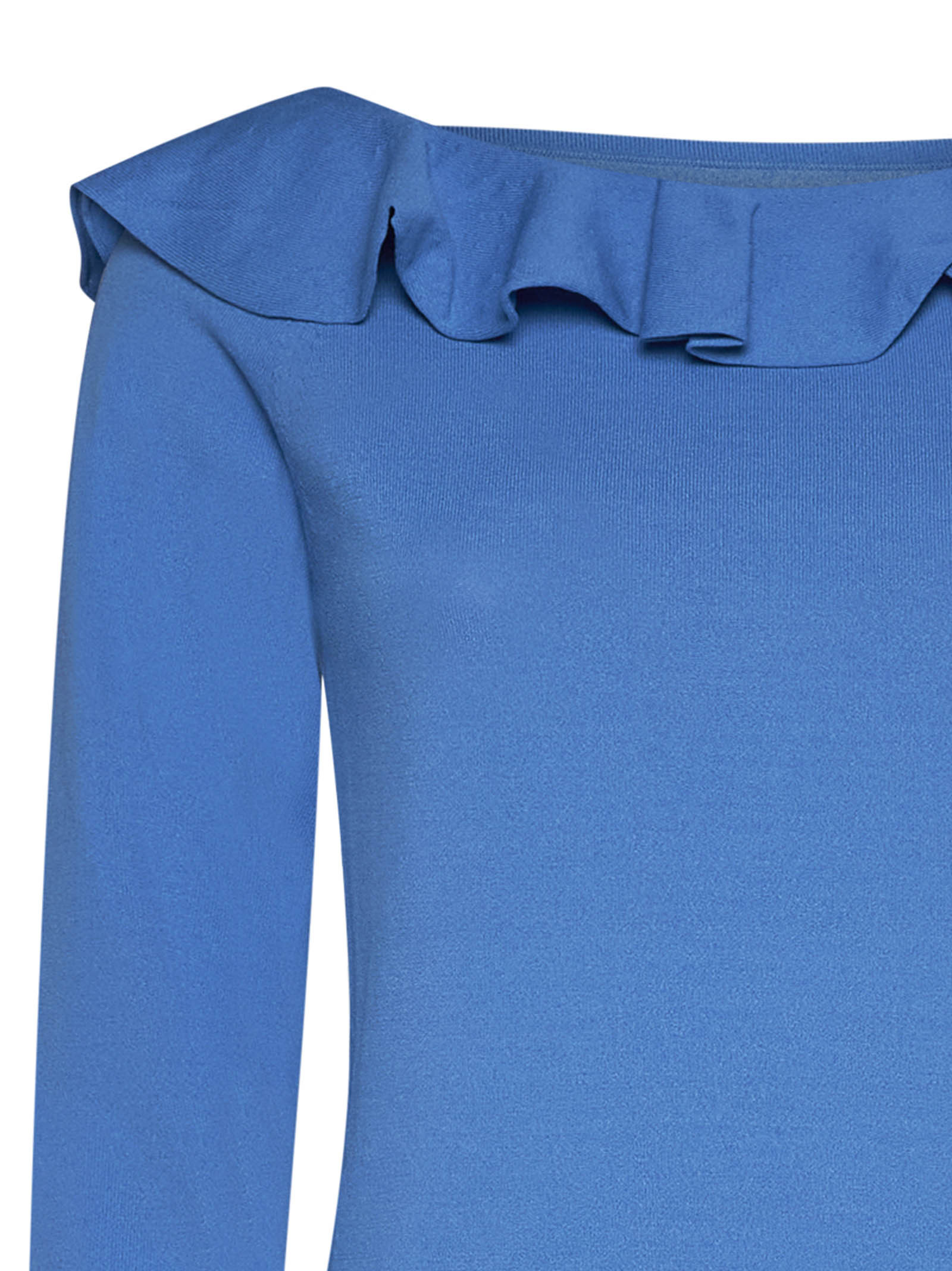 SEMICOUTURE RUFFLED-DETAIL JUMPER