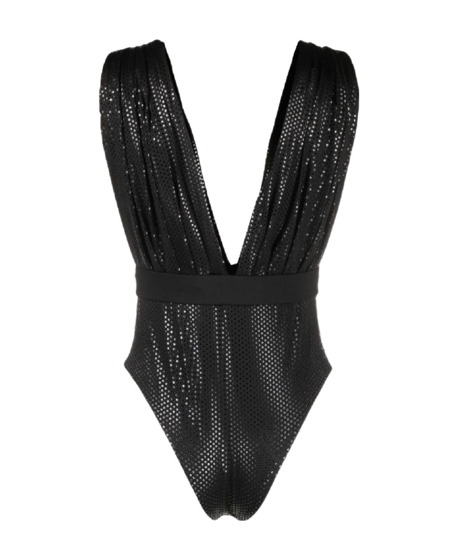 Balmain Logo One-piece Swimsuit