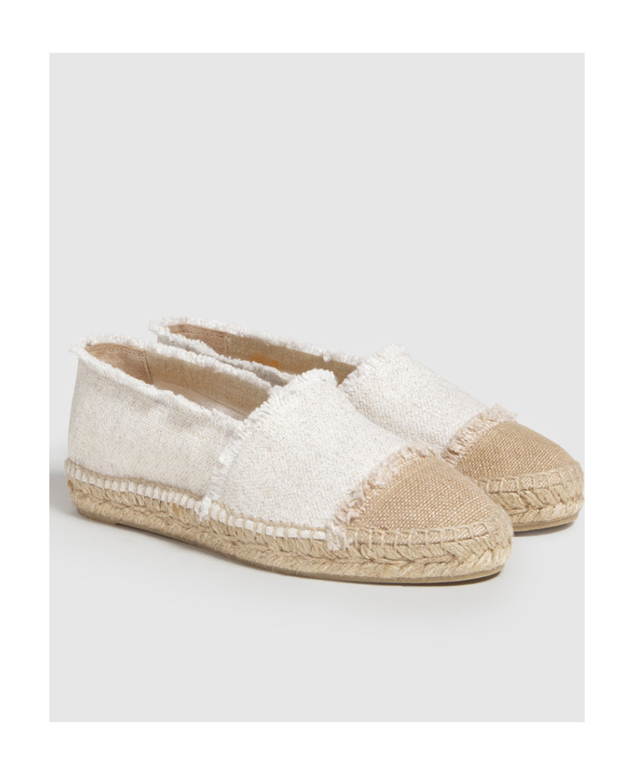 Castaã±er Logo Flats In White