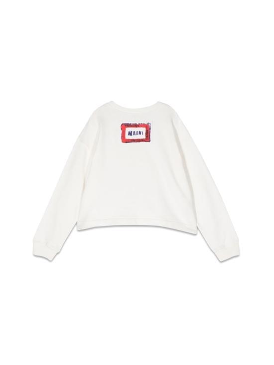 Marni Round-necked Sweater In White