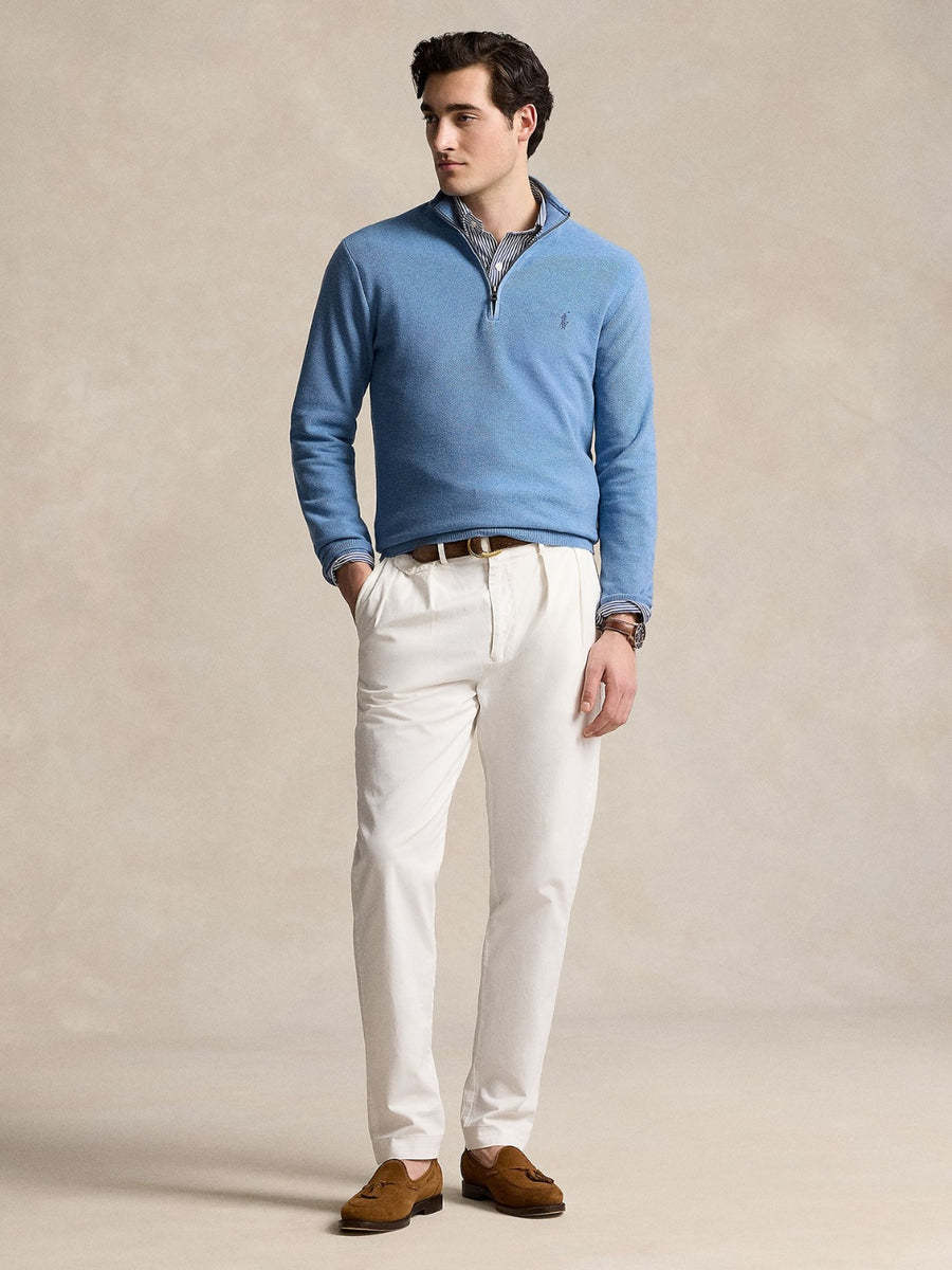 Polo Ralph Lauren Polo Pony Cotton Sweatshirt In Blue