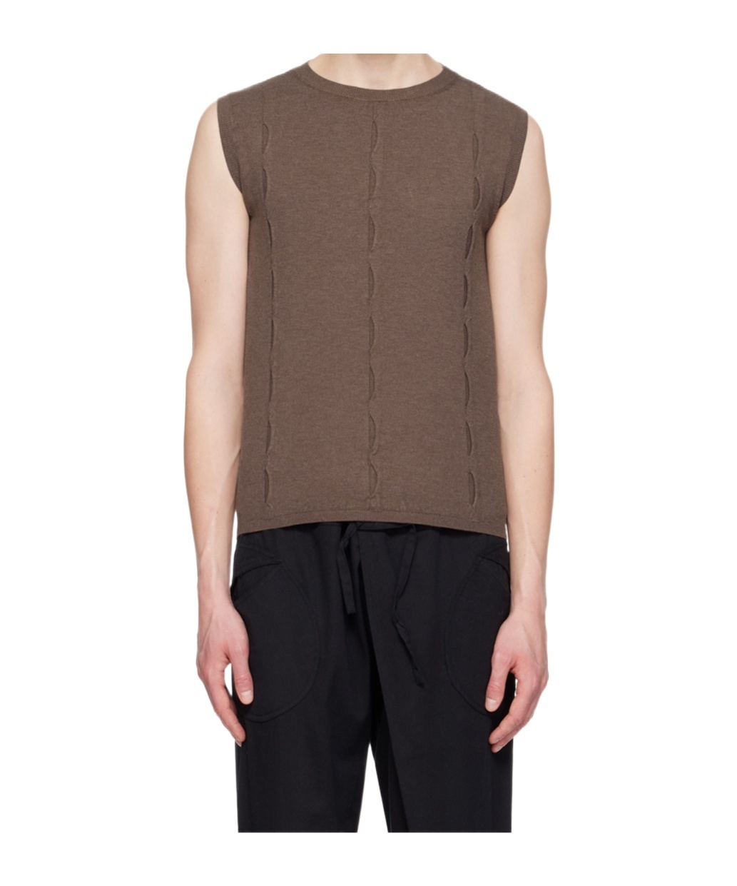 Gimaguas Forat Tank Top In Brown