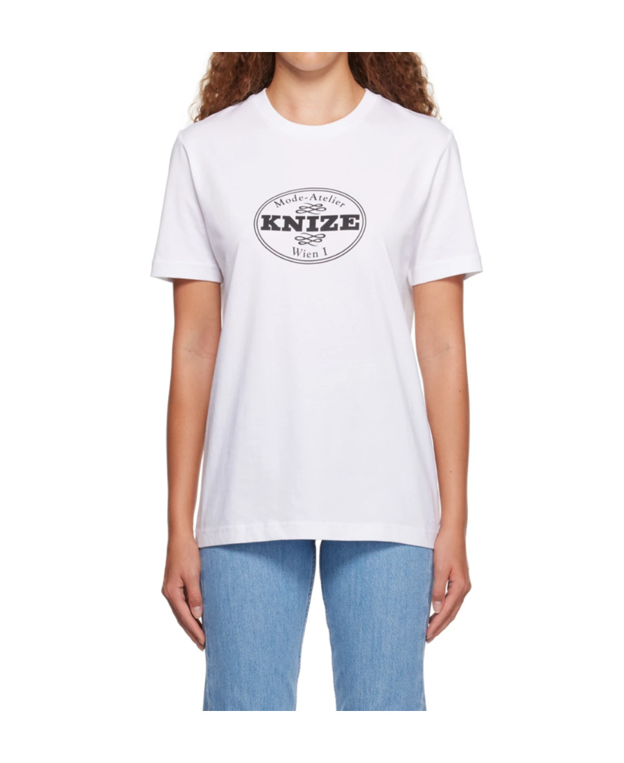 Apc Graphic-print Cotton T-shirt In White