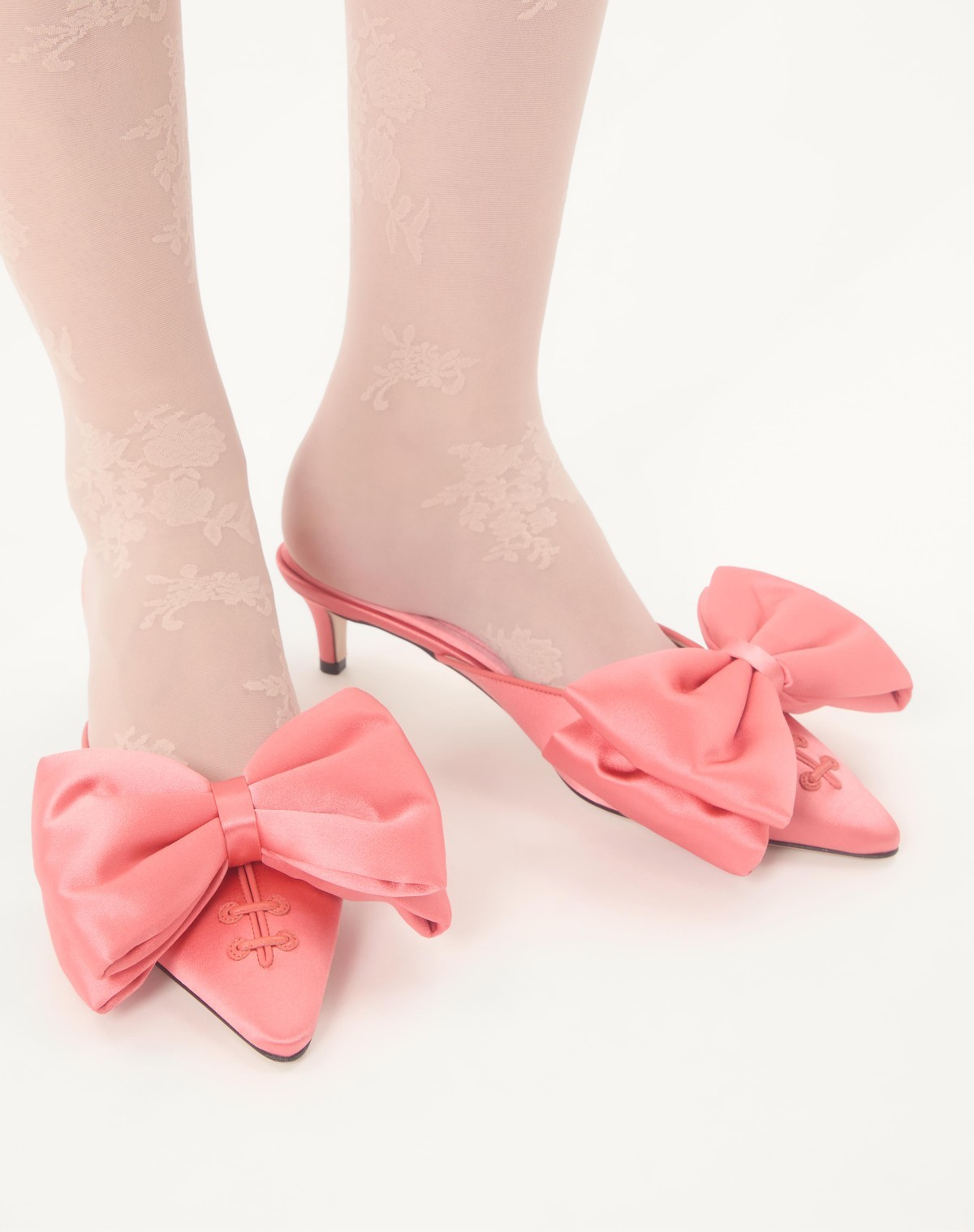 Valentino Pointed High-heeled Sandals In Pink