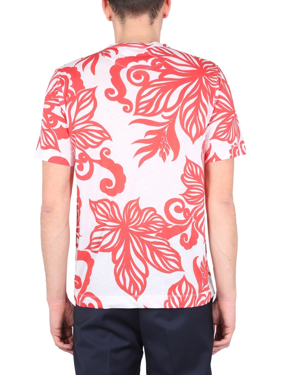 Dries Van Noten T-shirt With Round Neck And Short Sleeves In Pink