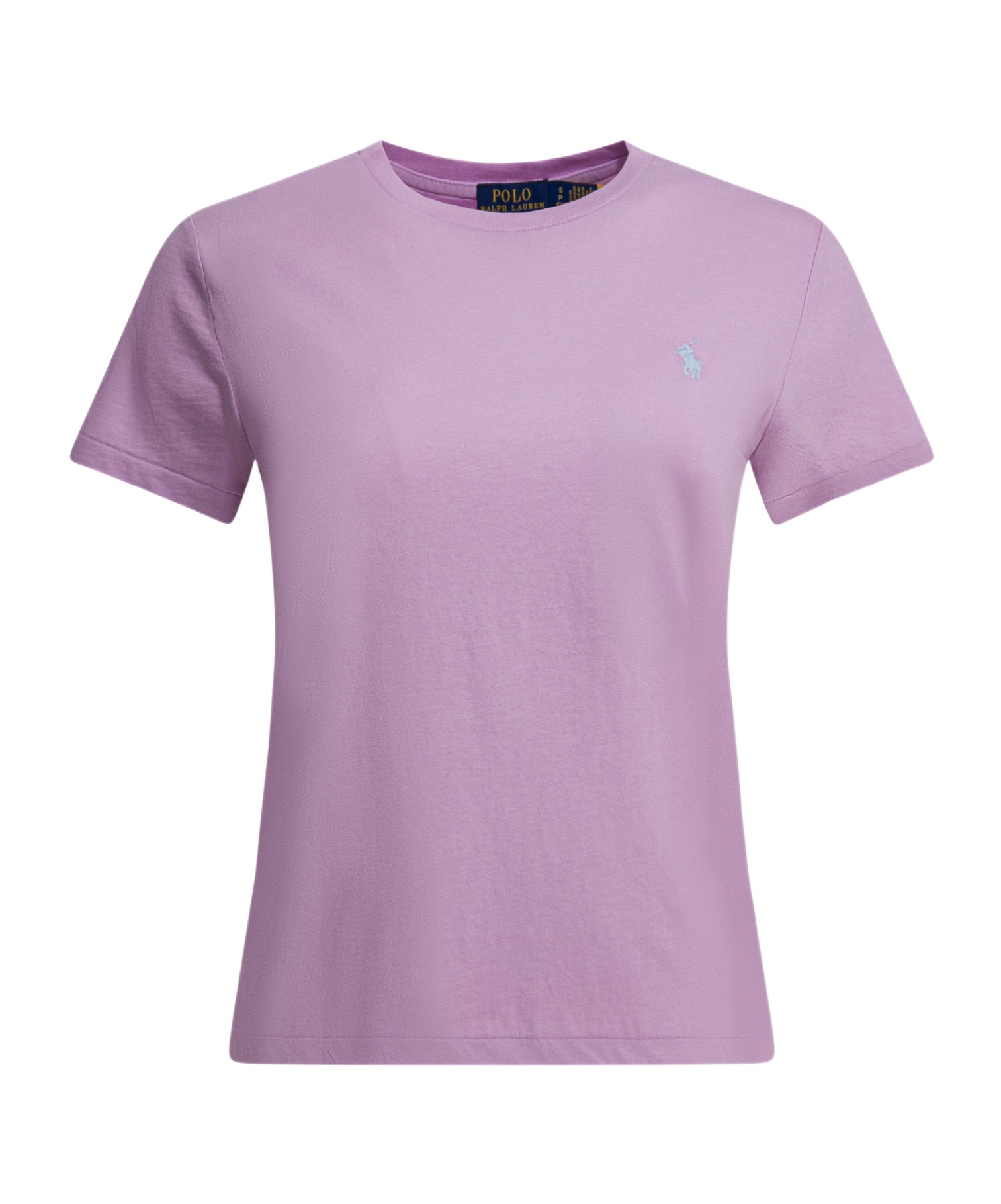 Polo Ralph Lauren Logo Embroidered Crewneck T-shirt In Purple
