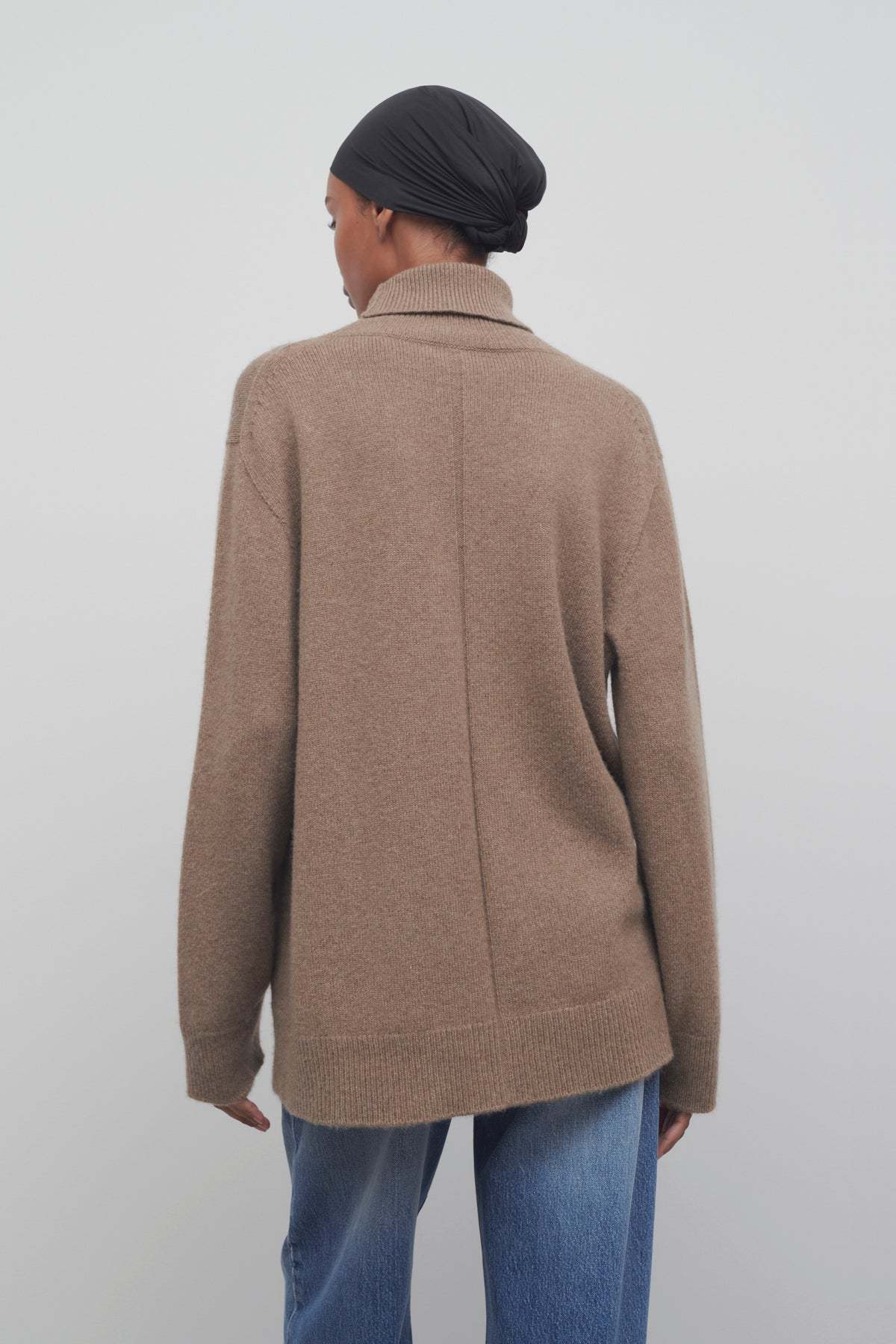 The Row Hepny Turtleneck Knitted Jumper In Brown