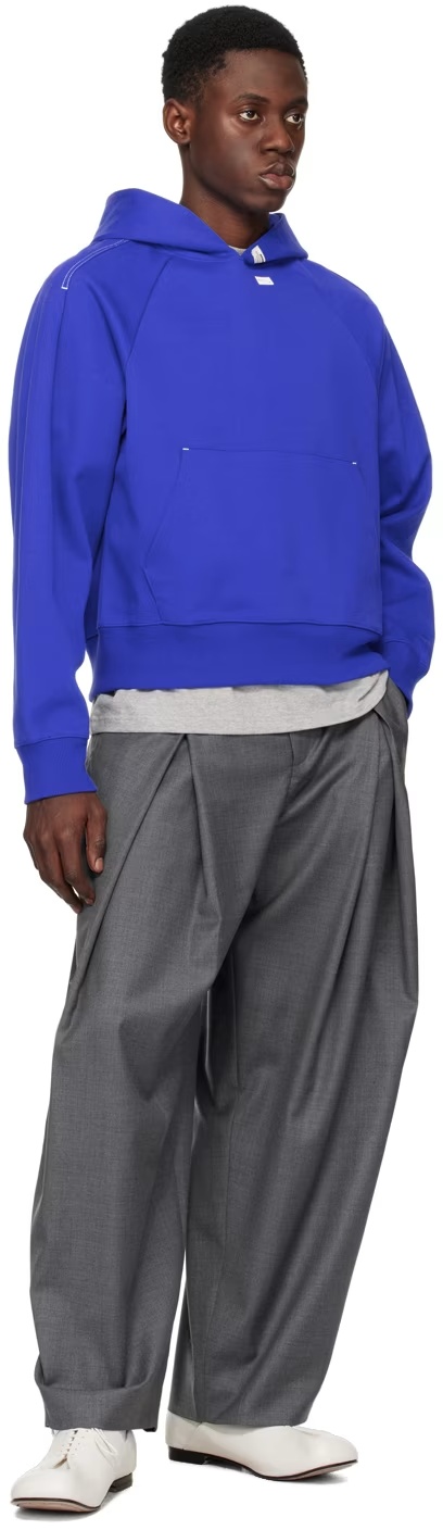 Ader Error Hoodie In Blue
