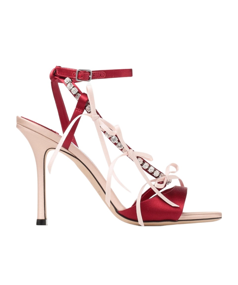Jimmy Choo Round-toe High-heeled Sandals