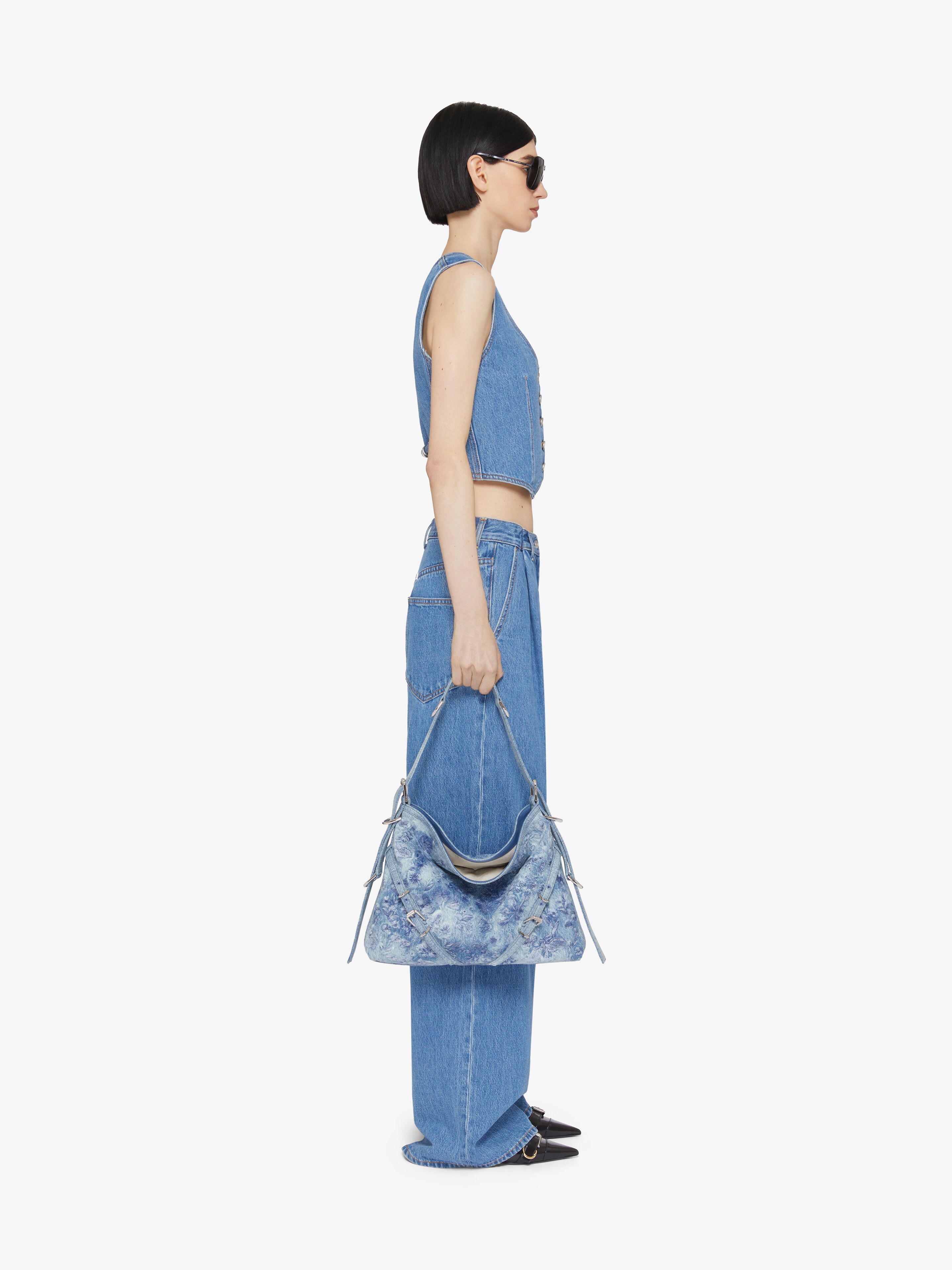 Givenchy Blue Oversized Jeans In Blue