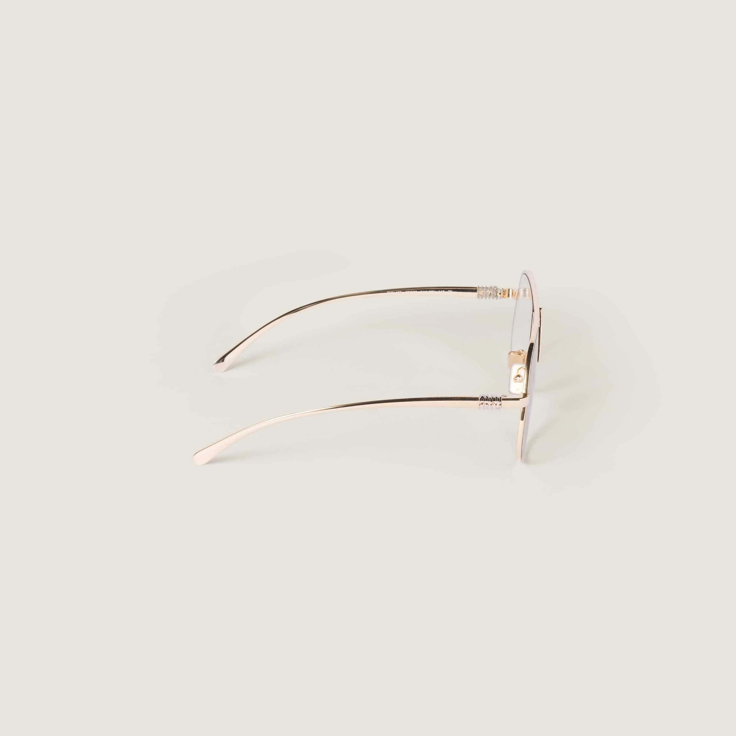 Miu Miu Miu Ombre Sunglasses In Gold