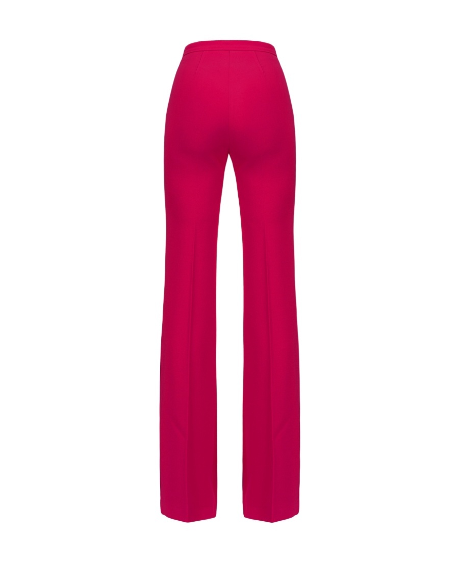 Pinko Flared Tailored Trousers In Red