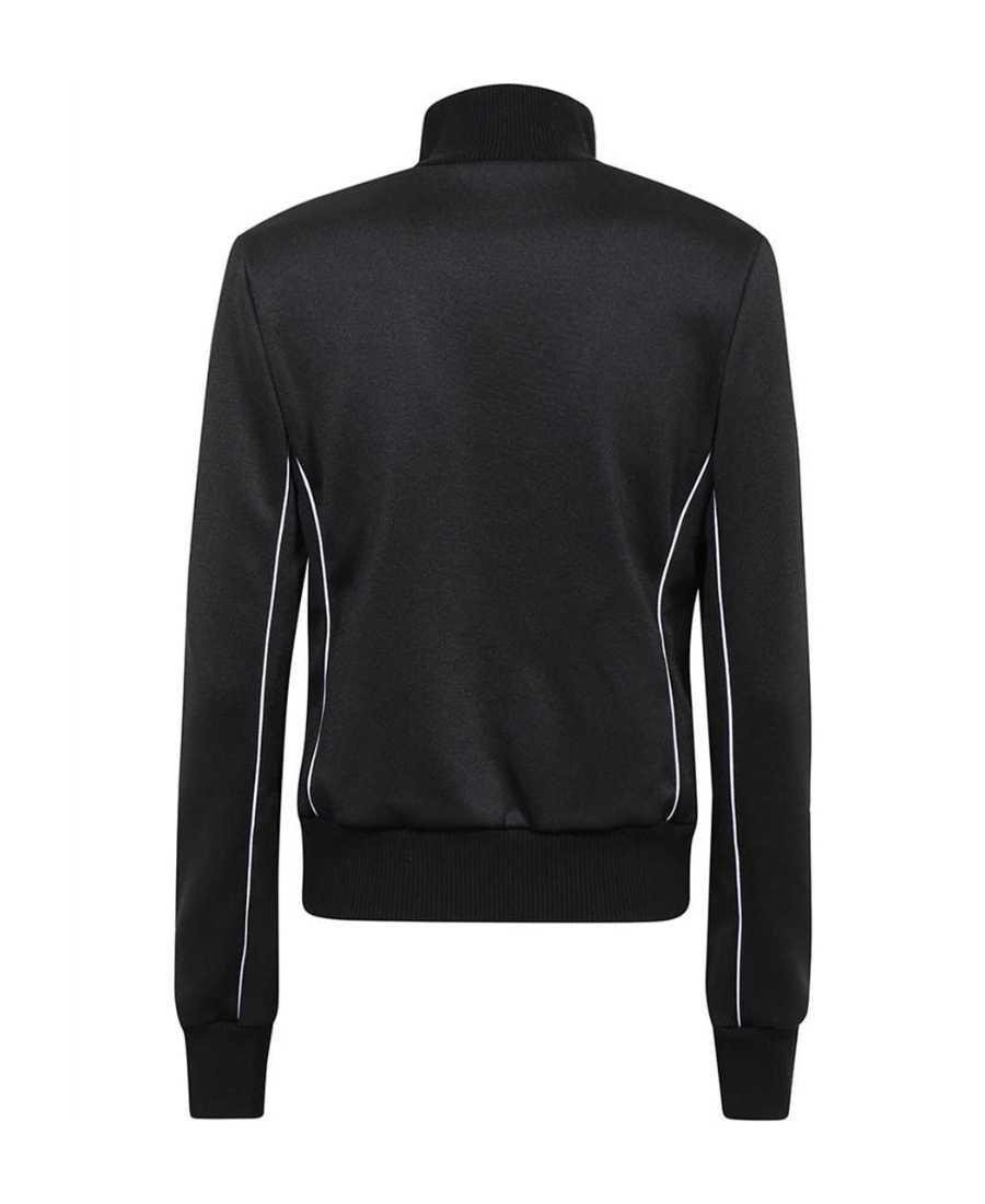 Off-white Jacket High Collar Contrast Piping In Black