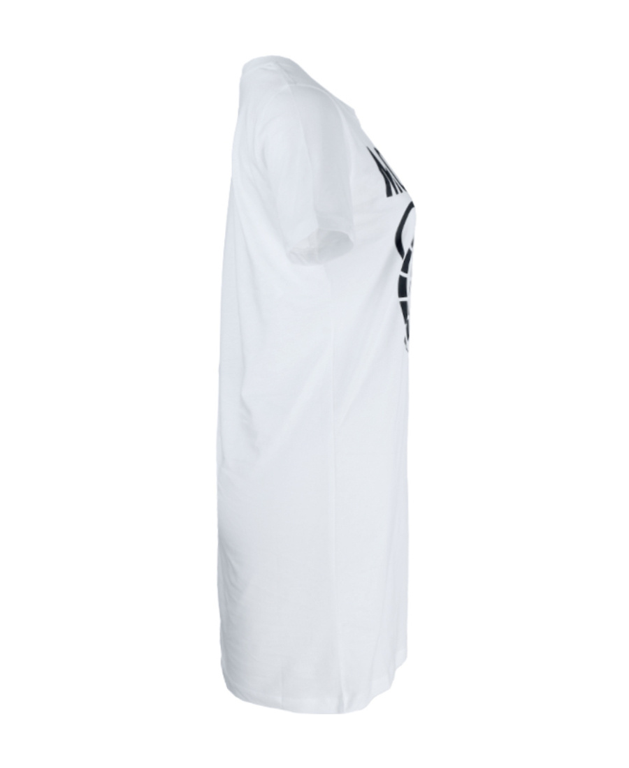 Moschino Logo Dress In White