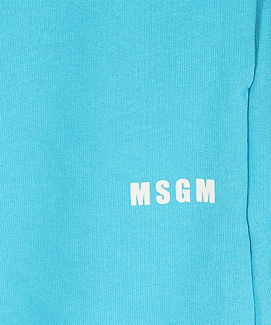 Msgm Rope Shorts In Blue