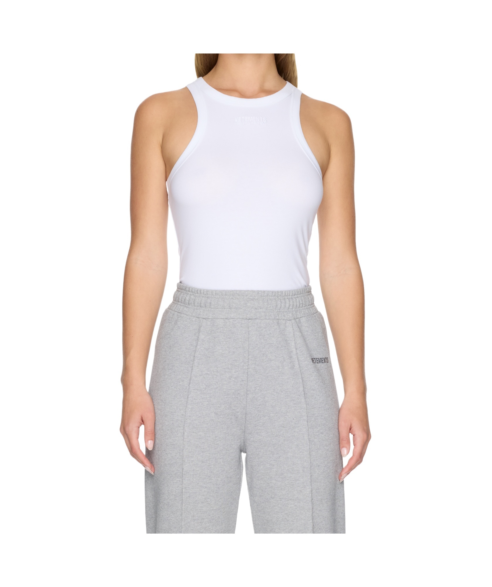 Vetements Round-neck Vest In White