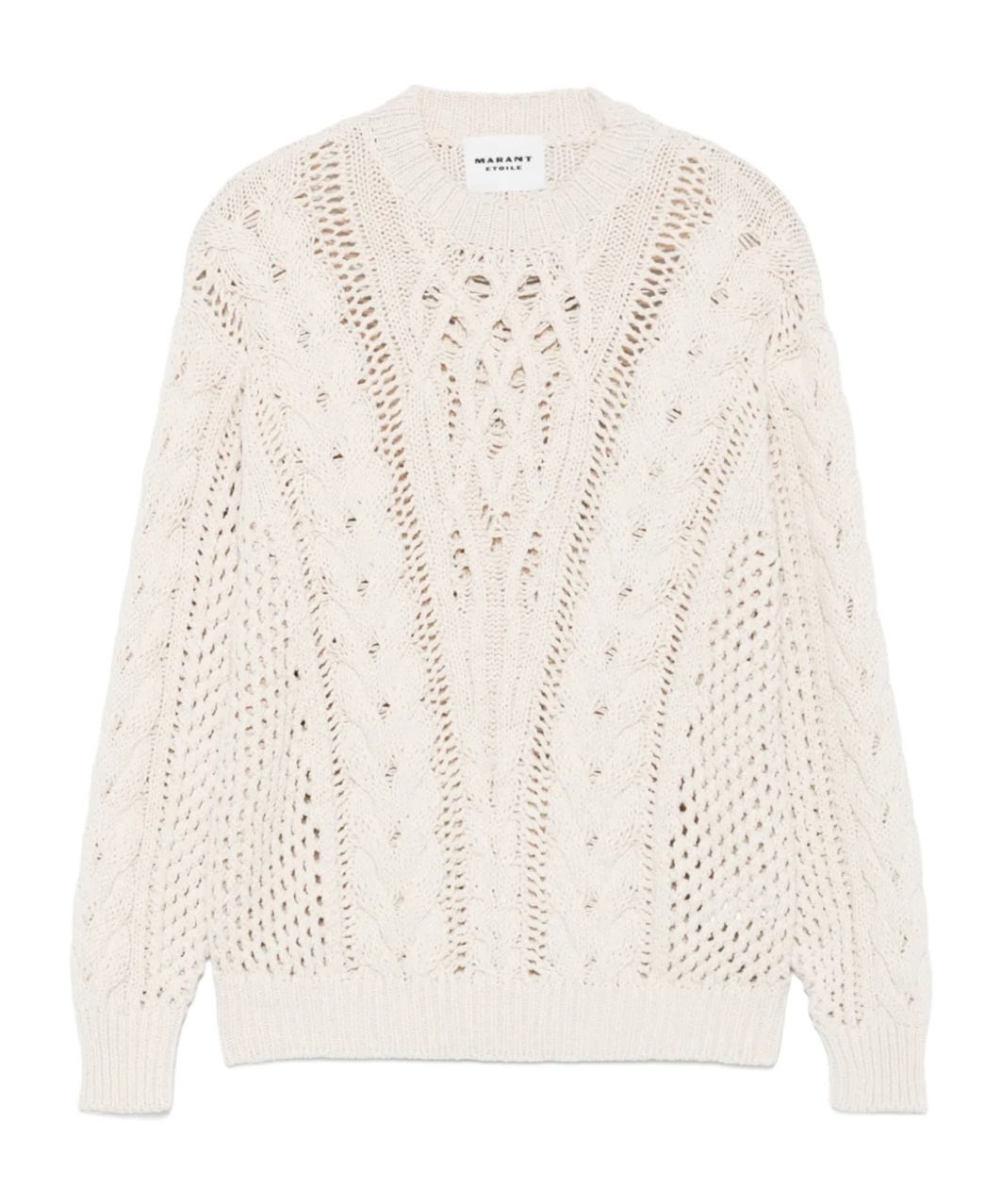 Isabel Marant Étoile Lenza Sweater In Ecru