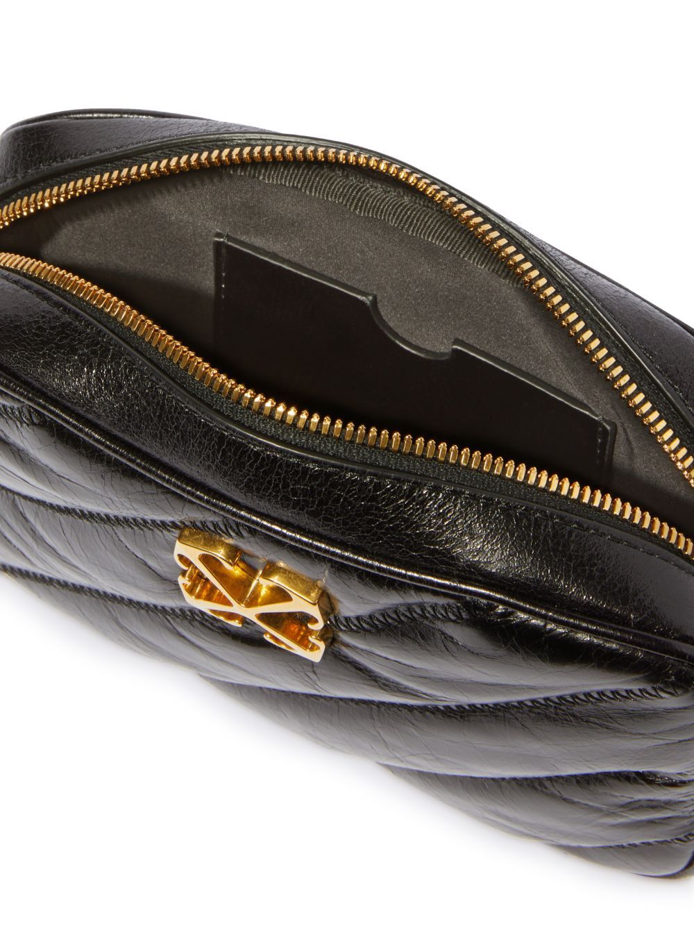 Off-white Quilted Camera Bag In Black
