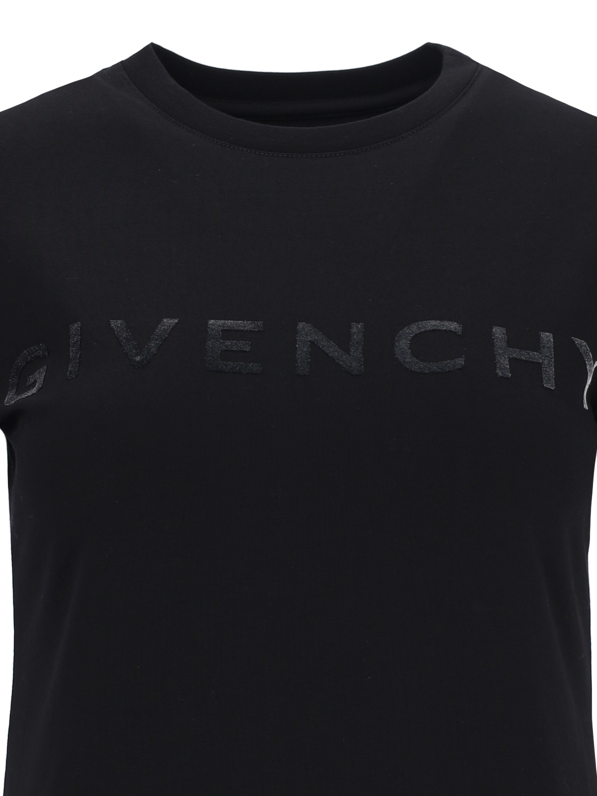 Givenchy T-shirt A Maniche Corte In Cotone. In Black