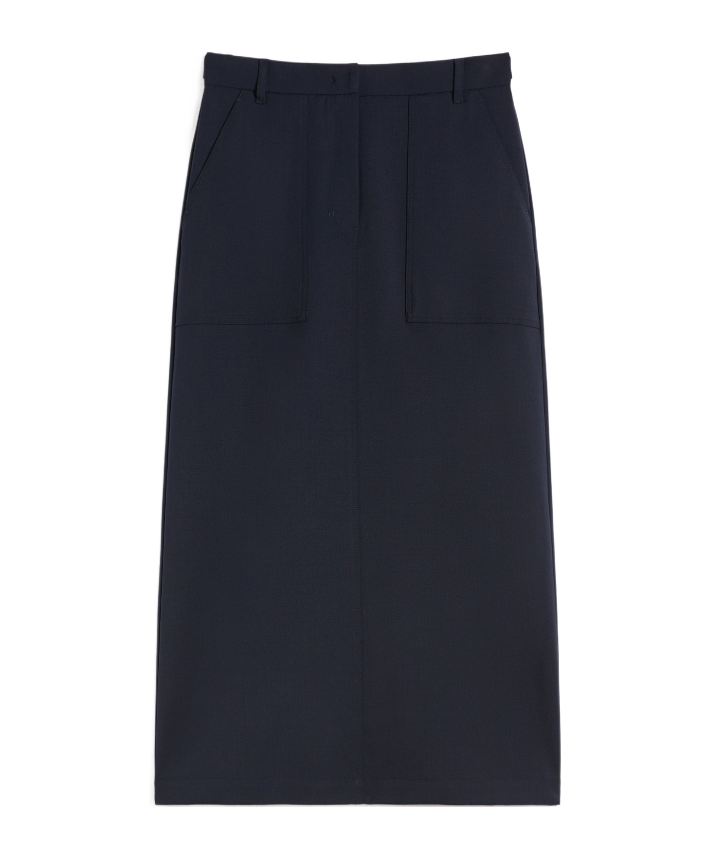 Weekend Max Mara Zipper Skirt In Blue