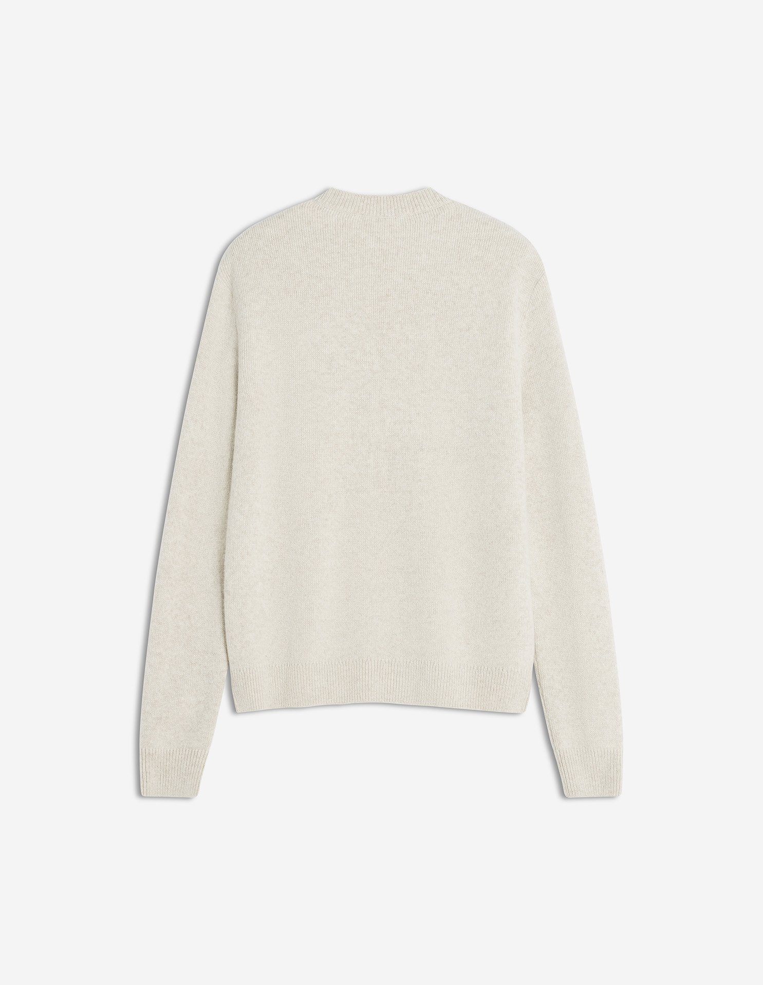 Maison Kitsuné Long-sleeved Sweatshirt In Brown