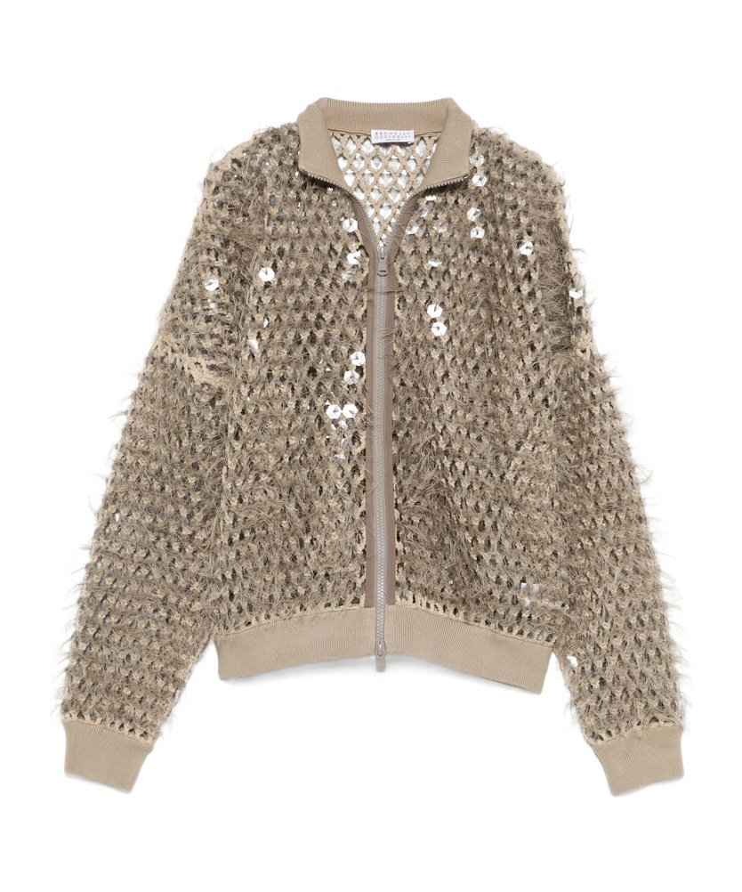 BRUNELLO CUCINELLI OPENWORK JACKET