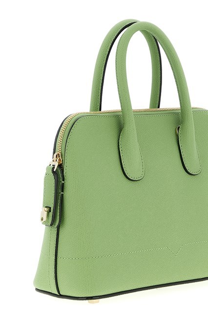 Valextra Mylogo Hand Bags Green In Blue